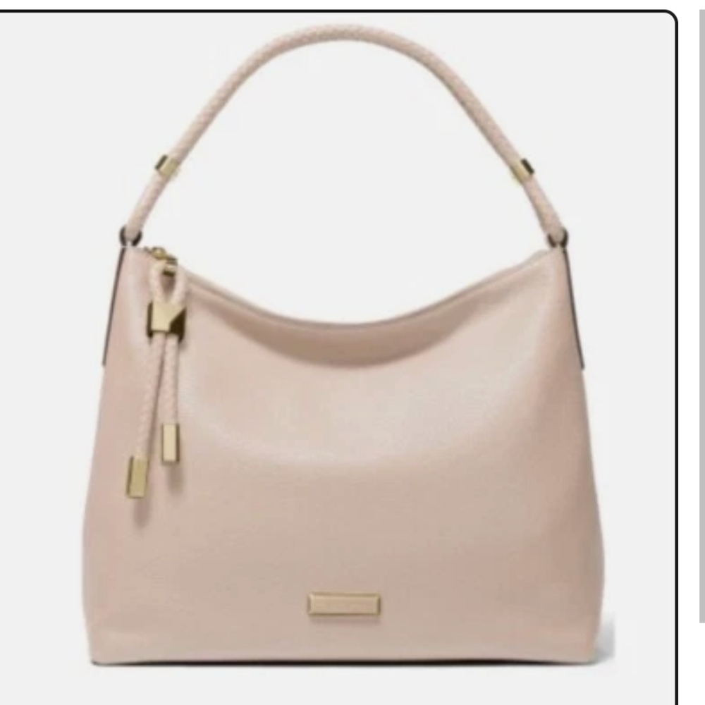 MICHAEL Michael Kors Cream Shoulder Bag with Gold Details